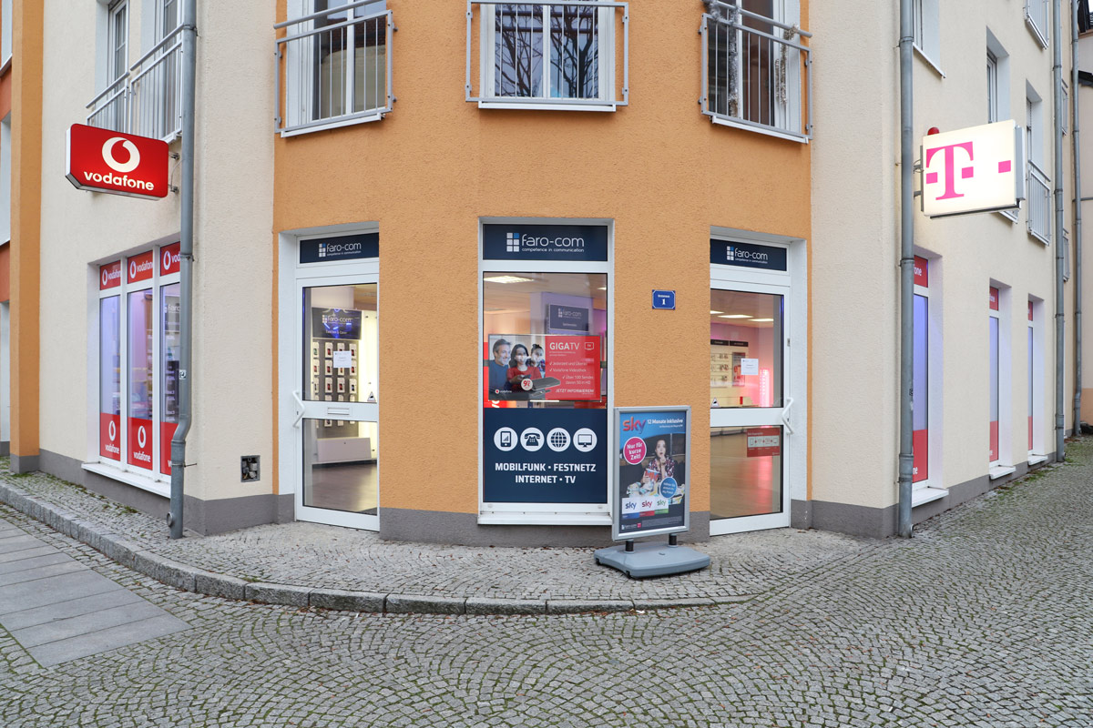 Filialen 1 Shop Calau von außen