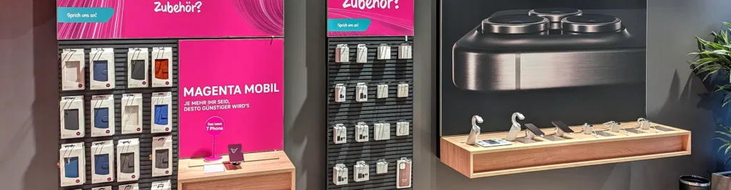 Telekom Exklusiv Partner Görlitz mit Smartphone Zubehör und Smartphone Ausstellungsstücken